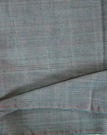 ORGANIC CROSS COLOUR FABRIC : GREEN INDIGO : MANJISTA