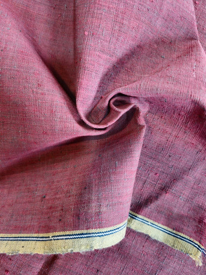 ORGANIC CROSS COLOUR FABRIC : SAPAN :INDIGO GREEN