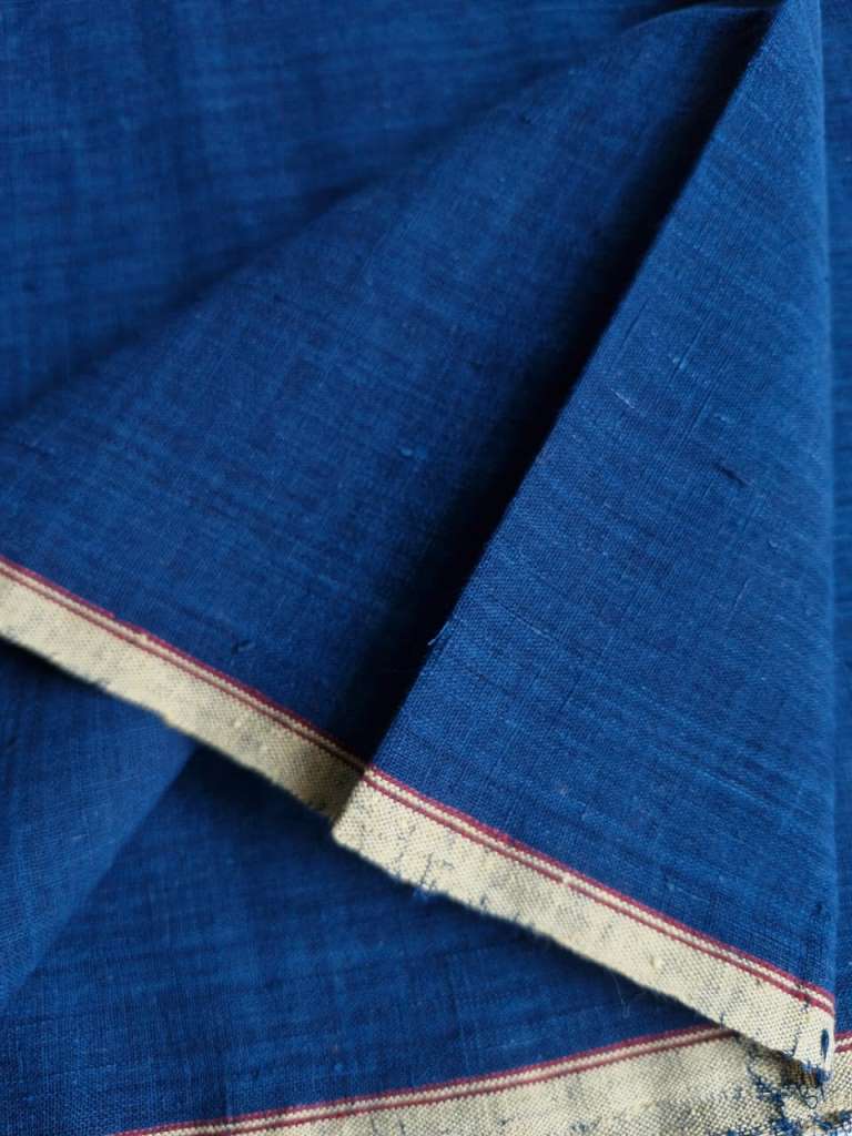 ORGANIC SOLID FABRIC : DARK INDIGO