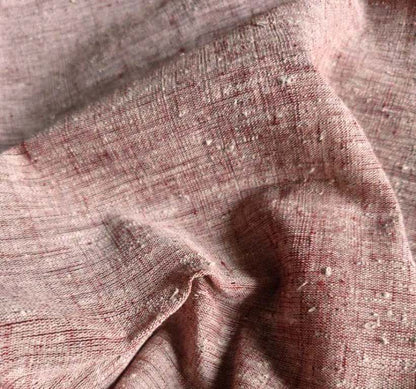 CROSS COLOUR FABRIC : KORA: ALIZARIN RED