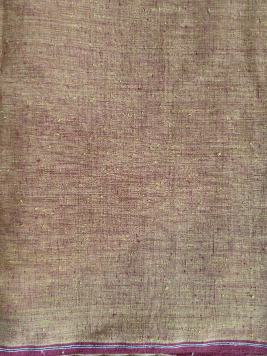 ORGANIC CROSS COLOUR FABRIC : ANAR : SAPAN