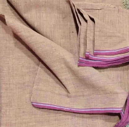 ORGANIC CROSS COLOUR FABRIC : ANAR : SAPAN