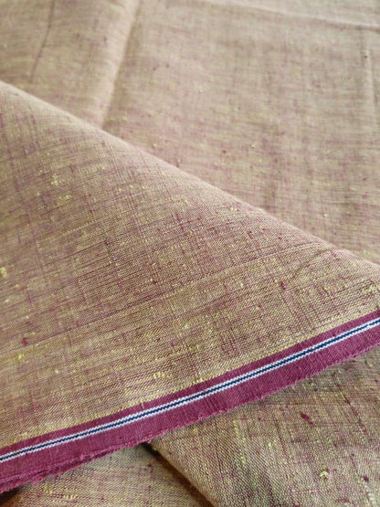 ORGANIC CROSS COLOUR FABRIC : ANAR : SAPAN