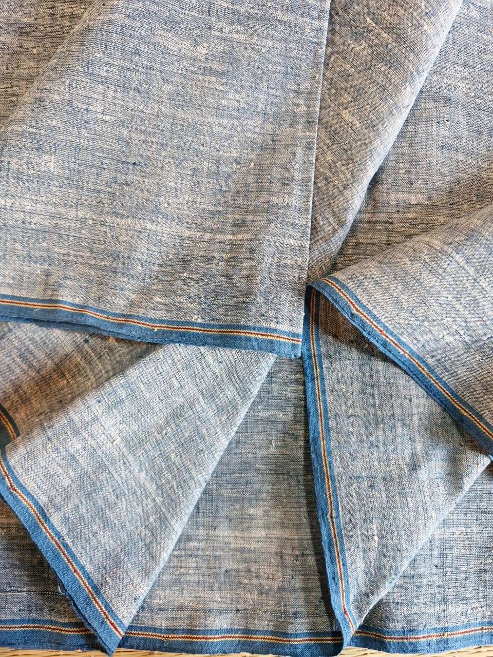 ORGANIC CROSS COLOUR FABRIC :RATAN JYOTHI : INDIGO