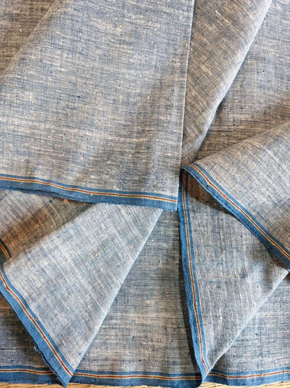 ORGANIC CROSS COLOUR FABRIC :RATAN JYOTHI : INDIGO