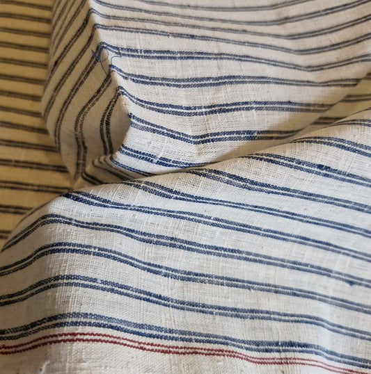 ORGANIC GEOMETRIC FABRIC : KORA:INDIGO