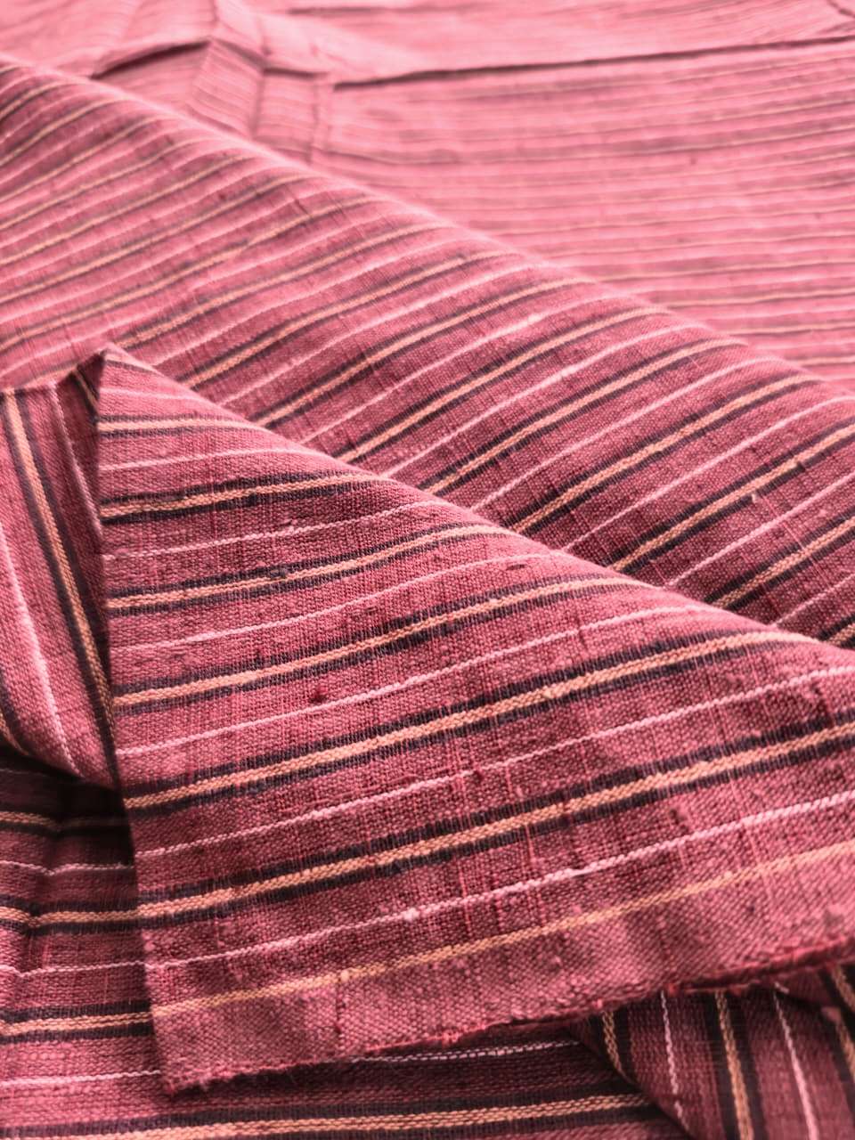 ORGANIC GEOMETRIC FABRIC: MANJISTA:SAPAN:ANAR:BLACK