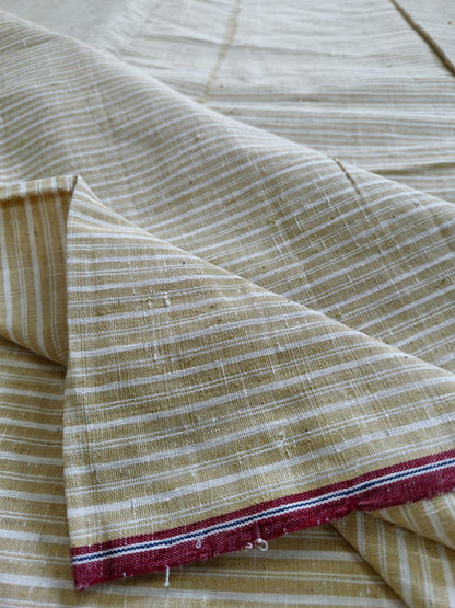 ORGANIC GEOMETRIC FABRIC: ANAR YELLOW :KORA
