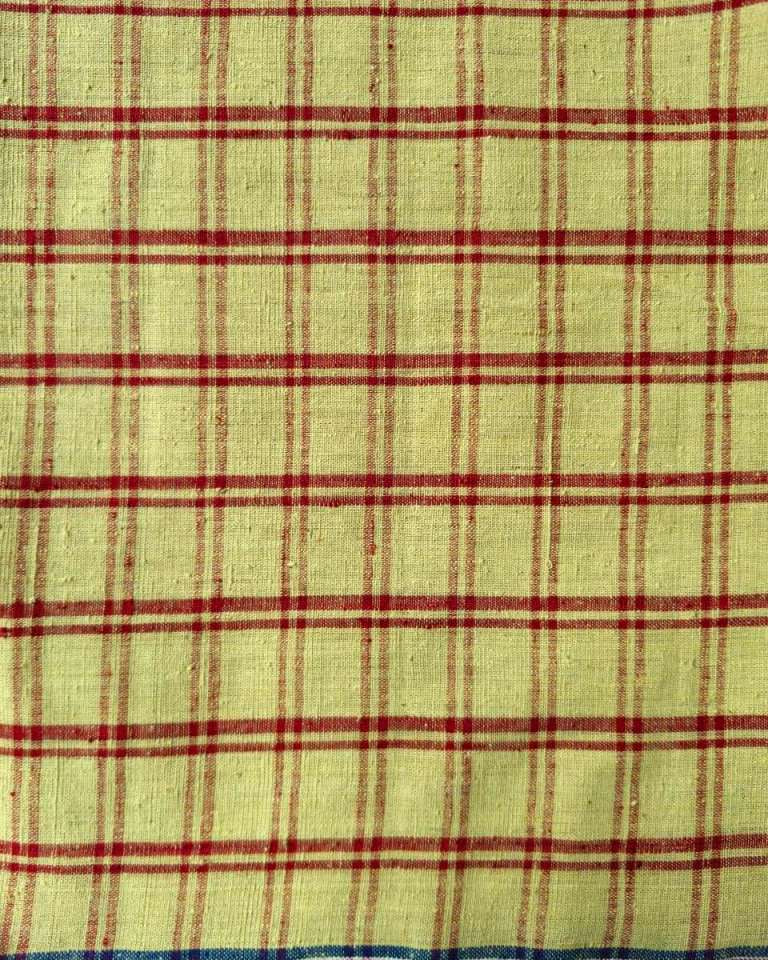 ORGANIC GEOMETRIC FABRIC:ANAR:MADDER: