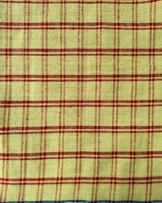 ORGANIC GEOMETRIC FABRIC:ANAR:MADDER: