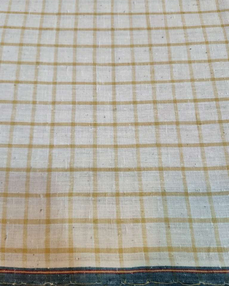 ORGANIC GEOMETRIC FABRIC:KORA : ANAR : CHECKS