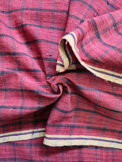 ORGANIC GEOMETRIC FABRIC:  ALIZARIN RED  :BLACK (Copy)