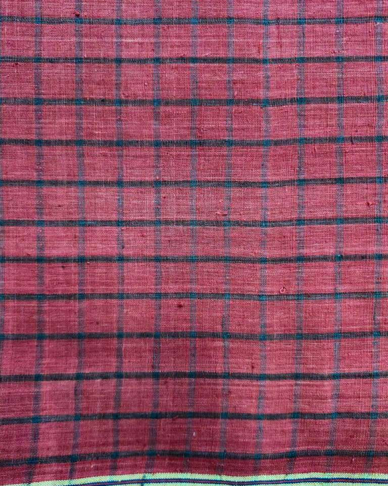 ORGANIC GEOMETRIC FABRIC:  ALIZARIN RED  :BLACK (Copy)
