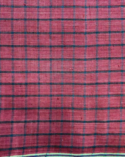ORGANIC GEOMETRIC FABRIC:  ALIZARIN RED  :BLACK (Copy)