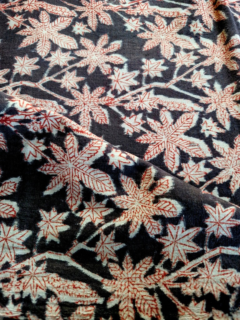 KALAMKARI : BLACK :  ALIZARI RED :XL3562