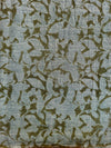 KALAMKARI :OLIVE GREEEN : XL6344