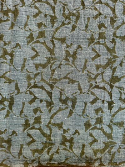 KALAMKARI :OLIVE GREEEN : XL6344