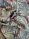 KALAMKARI : INDIGO BLUE:BLACK:ALIZARIN