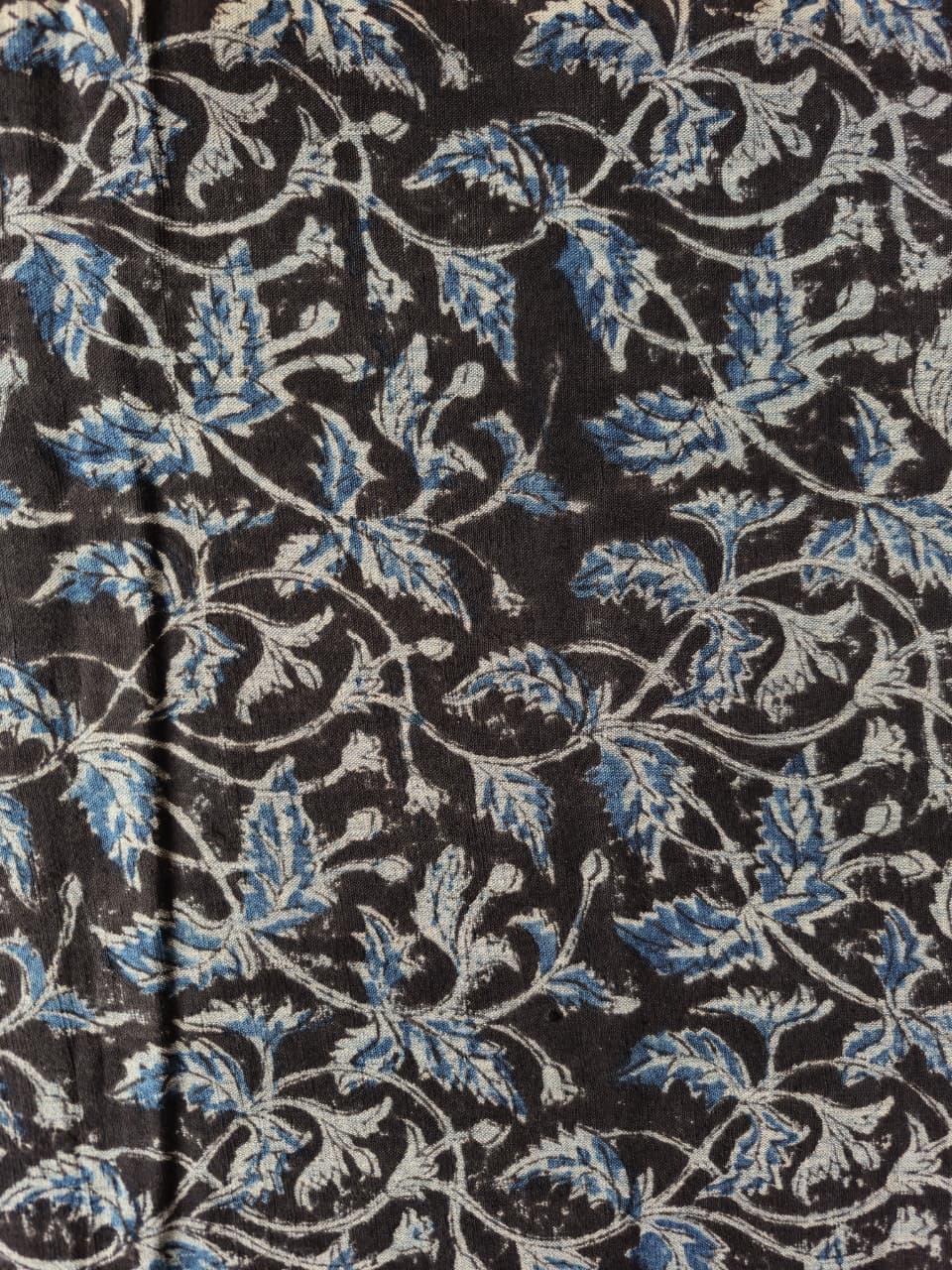 KALAMKARI : BLACK:INDIGO