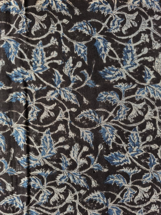 KALAMKARI : BLACK:INDIGO