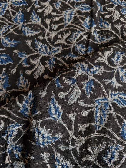 KALAMKARI : BLACK:INDIGO