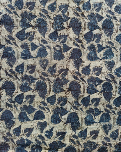 KALAMKARI :INDIGO:KORA:BLACK
