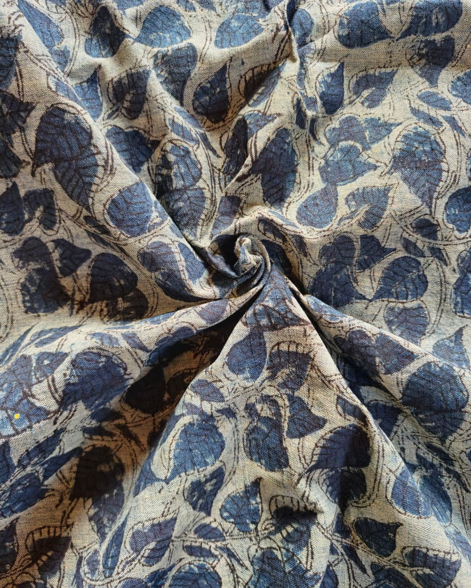 KALAMKARI :INDIGO:KORA:BLACK