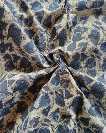 KALAMKARI :INDIGO:KORA:BLACK