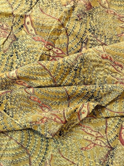 KALAMKARI : ANAR YELLOW: MANJISTA