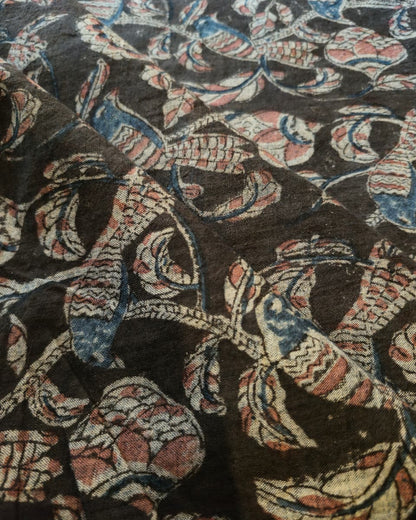 KALAMKARI : BLACK:ANAR :MANJISTA