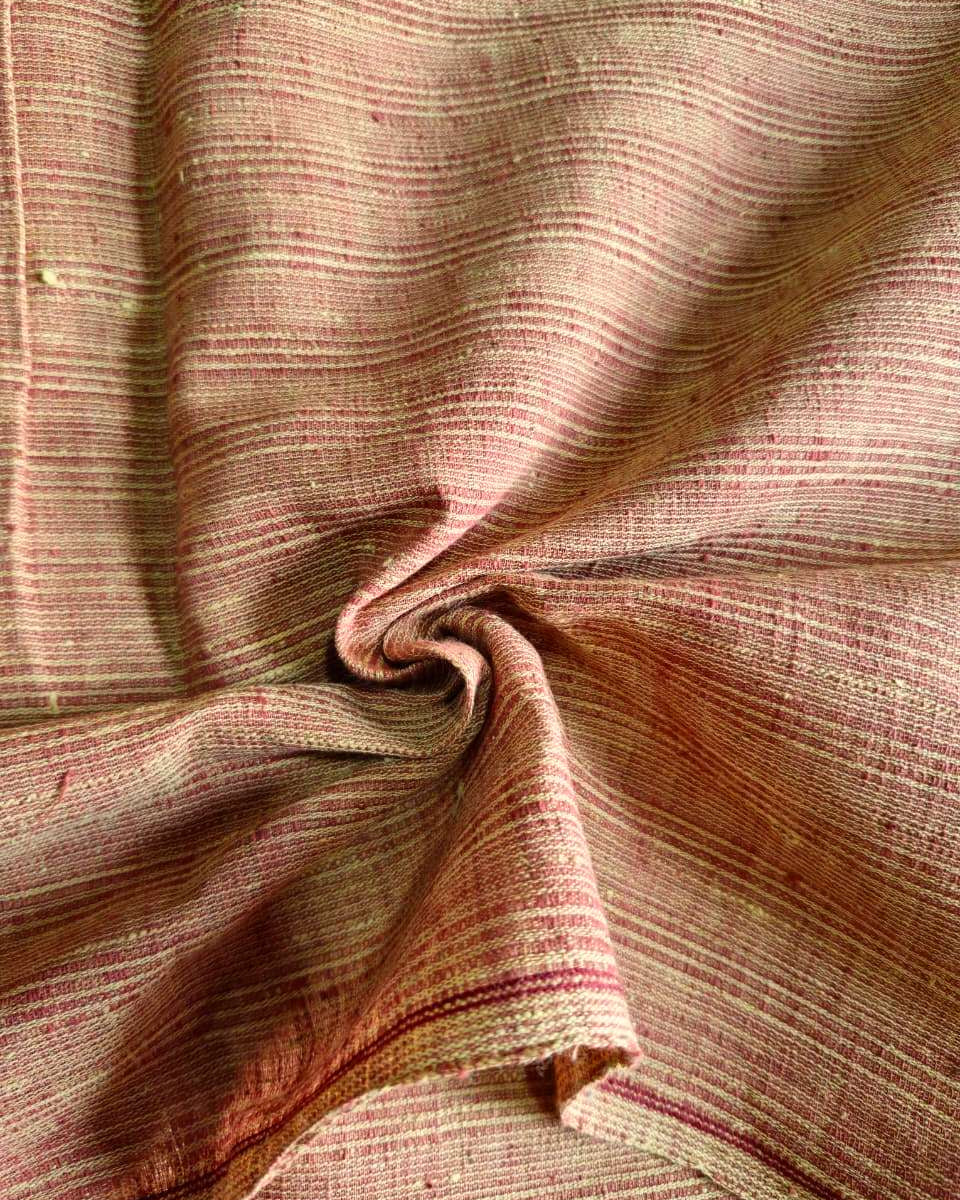 ORGANIC 4 PEDAL  FABRIC : MANJISTA : ANAR YELLOW: STRIPES