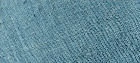 ORGANIC SOLID FABRIC :  INDIGO GREEN