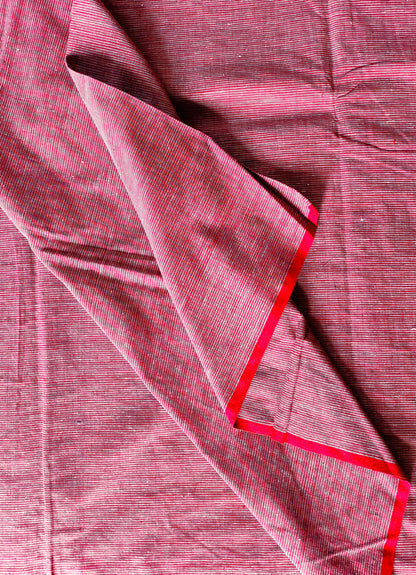 GEOMETRIC FABRIC : ALIZARIN RED : KORA