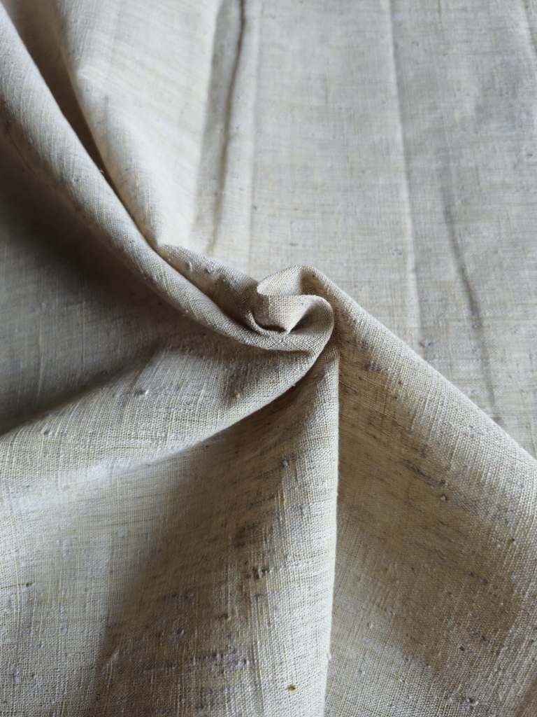 ORGANIC CROSS COLOUR FABRIC : ANAR YELLOW : RATAN JYOTHI