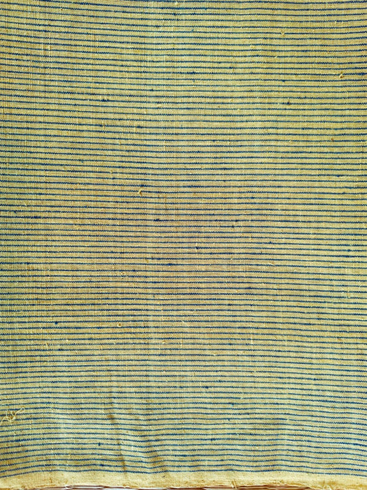 GEOMETRIC FABRIC : ANAR YELLOW : KORA : INDIGO