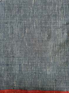 MICRO CHECKS ORGANIC : DARK INDIGO BLUE : KORA: ALIZARIN RED