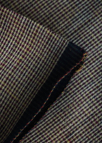 Micro checks : Indigo / Alizarin : Anar Kora