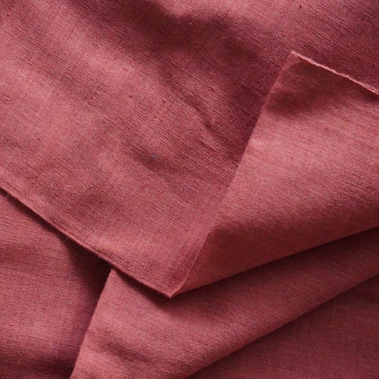 SOLID FABRIC : MANJISTHA BRICK RED