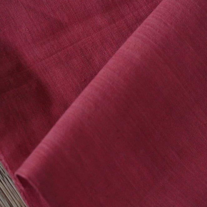 SOLID FABRIC : MANJISTHA BRICK RED