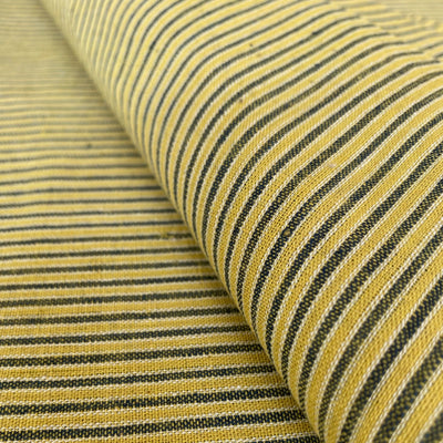 GEOMETRIC FABRIC : ANAR YELLOW : KORA : INDIGO