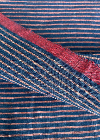 GEOMETRIC FABRIC : INDIGO : MANJISTA