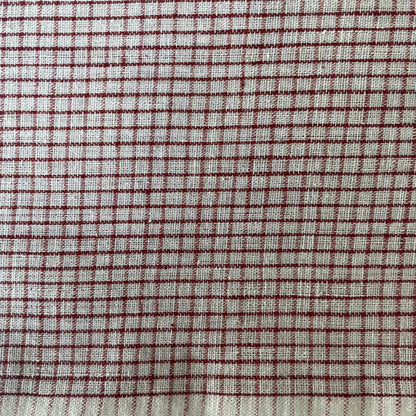 GEOMETRIC FABRIC : KORA : ALIZARIN RED